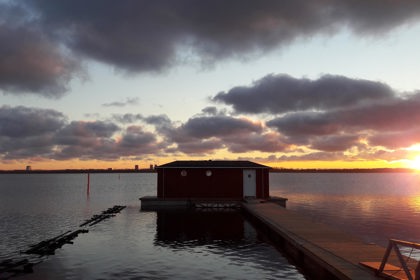 Badehus - på havnen i Hvidovre